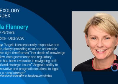 Angela Flannery Lexology 2026 - Data